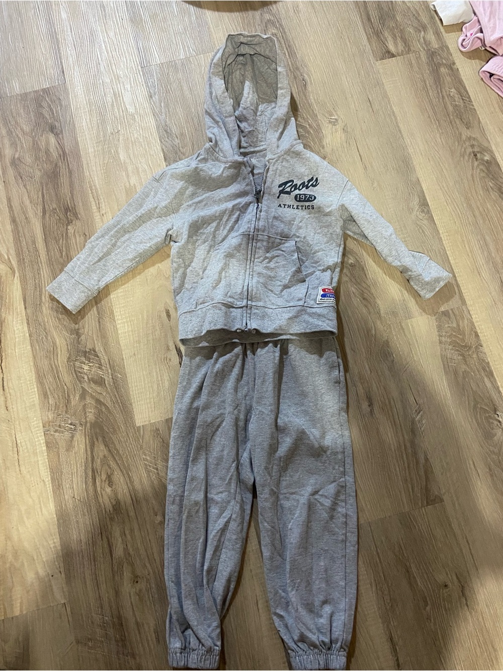 Roots Kids Light Grey Hoodie & Joggers